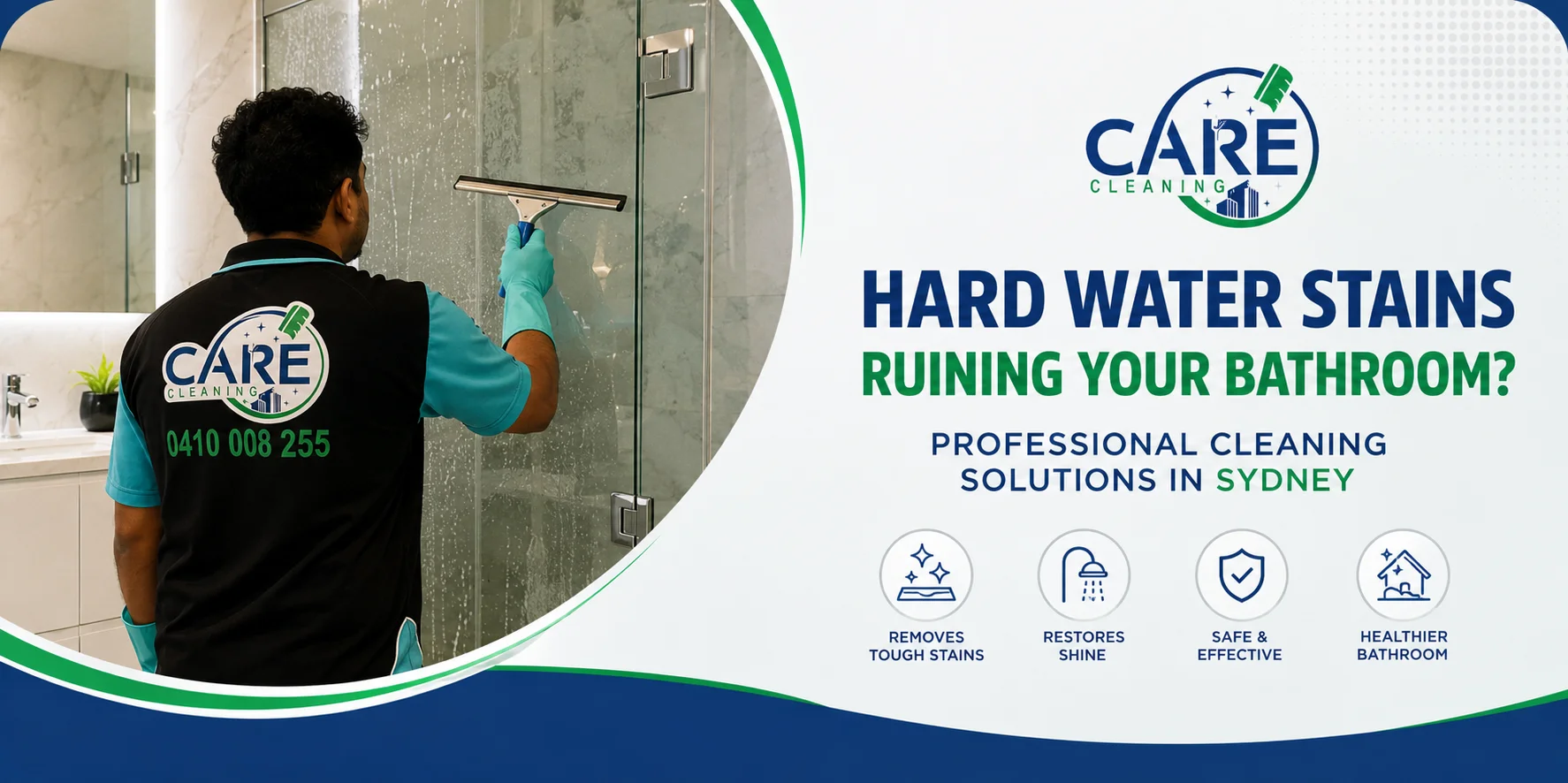 Hard Water Stains Ruining Your Bathroom? Professional Cleaning Solutions in Sydney